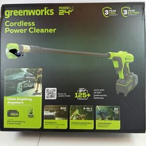 Greenworks 24V 600 PSI Cordless Pressure Washer w/4Ah Battery NIB